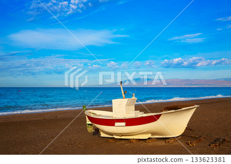 Almeria Cabo de Gata San Miguel beach boats Almeria Cabo de Gata San Miguel beach boats 133623381
