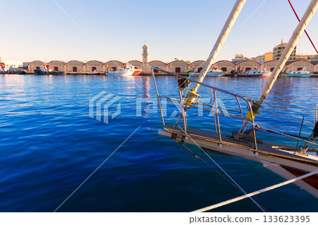 Gandia port puerto Valencia in Mediterranean Spain 133623395