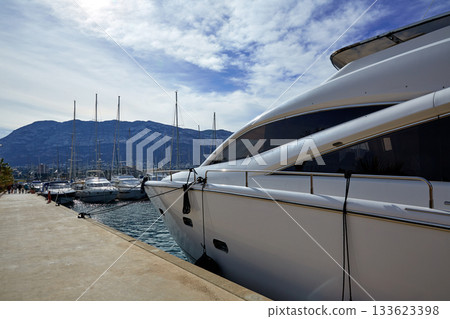 Denia port Marina in Mediterranean Spain Denia port Marina in Mediterranean Spain 133623398