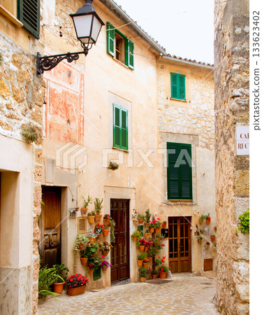 Medieval Valldemosa traditional Majorca village 133623402