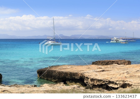Illetes view from Savina port Formentera Illetes view from Savina port Formentera 133623437