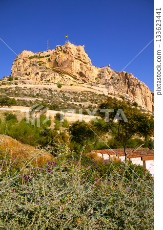 Alicante Santa Barbara Castle in Spain 133623441