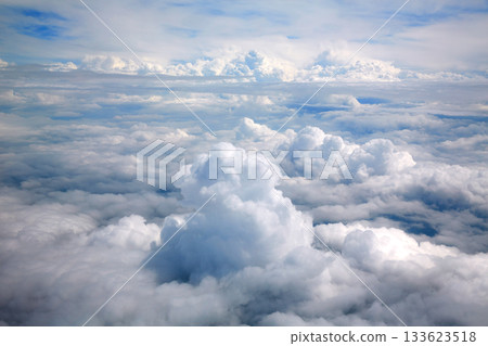 Clouds sea aircraft view aerial dramatic Clouds sea aircraft view aerial dramatic 133623518