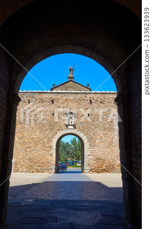 Toledo Puerta de bisagra door in Spain Toledo Puerta de bisagra door in Spain 133623939