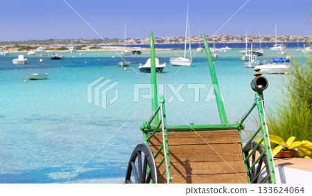 estany des peix in Formentera lake Mediterranean 133624064