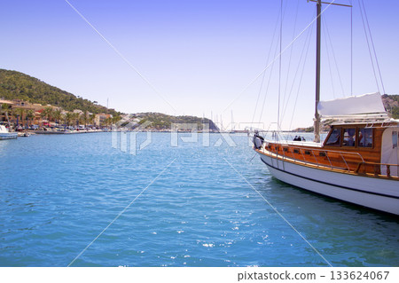 Andratx port in Mallorca Balearic island sailboat 133624067
