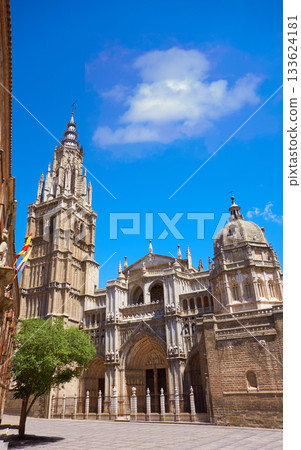Toledo Cathedral in Castile La Mancha Spain Toledo Cathedral in Castile La Mancha Spain 133624181