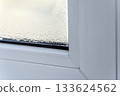 closeup of window in white color 133624562