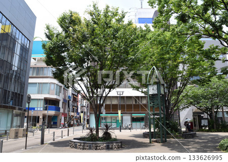 Streetscape of the northwest exit of Nishinomiya Kitaguchi Station, Hyogo Prefecture 133626995