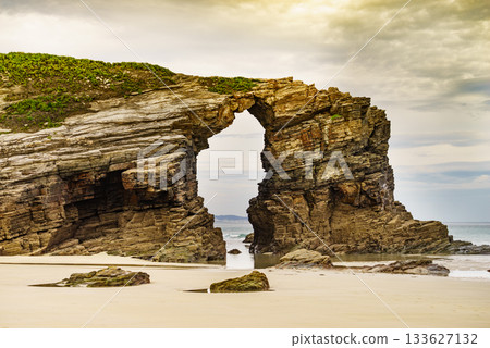 Beach of the Cathedrals, Galicia Spain. Place to visit. 133627132