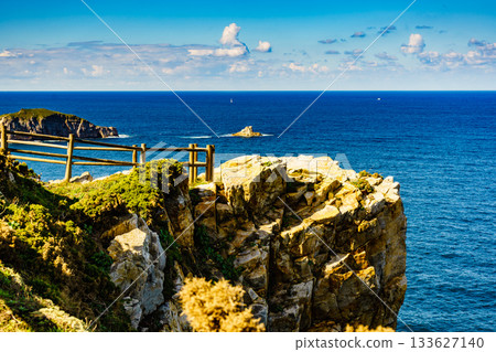 Coast at the Cabo de Penas in Asturias, Spain 133627140
