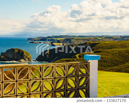 Coast at the Cabo de Penas in Asturias, Spain Coast at the Cabo de Penas in Asturias, Spain 133627170