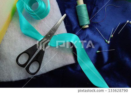 Essential Sewing Tools and Materials for Various Craft Projects and Activities Essential Sewing Tools and Materials for Various Craft Projects and Activities 133628790