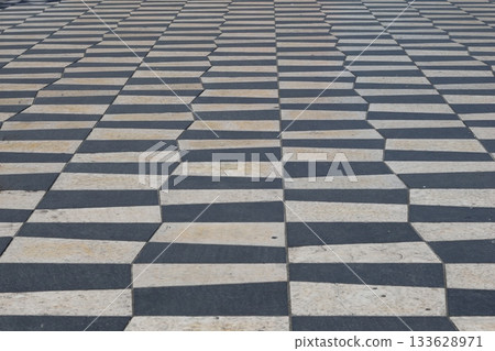 Grid texture of the road 133628971