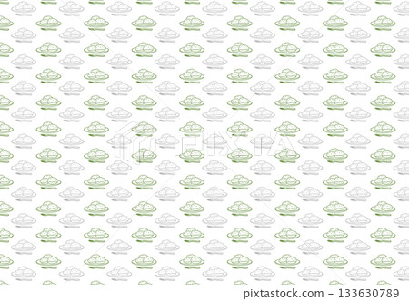 Stock Illustration: Zunda mochi seamless pattern 133630789