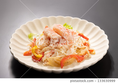 Crab pasta salad Crab pasta salad 133630999
