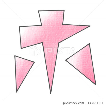 Triangular base design "Ho" analog style Triangular base design "Ho" analog style 133631111