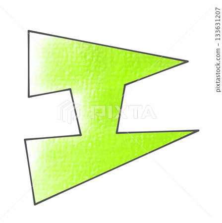 Analog style "E" with a triangular base design Analog style "E" with a triangular base design 133631207