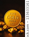 gold, coin, bitcoin 133633161