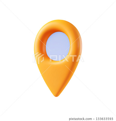3D Location Pin Icon for Maps, Navigation, and Digital Location Services 3D Location Pin Icon for Maps, Navigation, and Digital Location Services 133633593