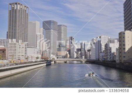 Osaka Nakanoshima city scenery 133634058