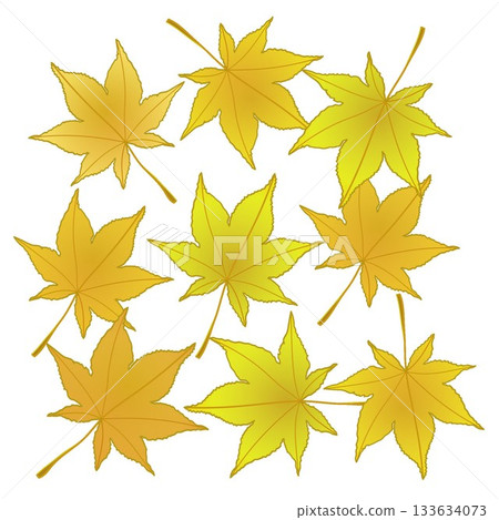 Autumn maple leaf illustration Autumn maple leaf illustration 133634073