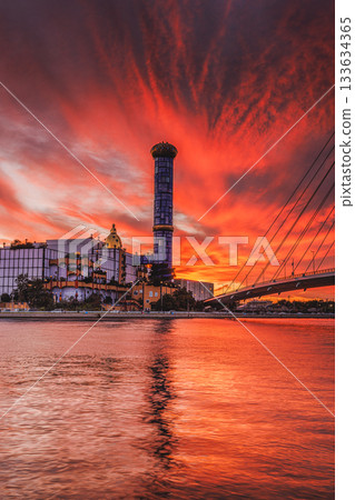 舞島污泥中心被燒毀 舞島污泥中心被燒毀 133634365