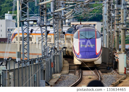 Autumn Mutsu Route to Yamagata... E3 series Yamagata Shinkansen "Tsubasa" 133634465
