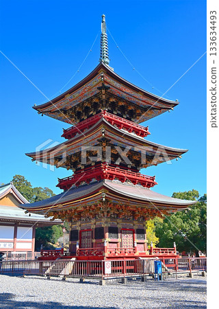 成田山新勝寺內的三層寶塔 成田山新勝寺內的三層寶塔 133634493