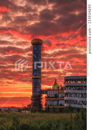 Maishima Sludge Center sunrise 133634845