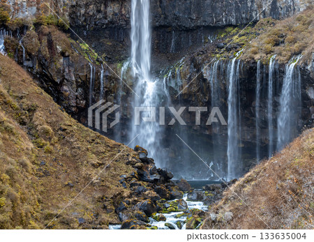 Oku-Nikko, Tochigi Prefecture - View of the basin around Kegon Falls Oku-Nikko, Tochigi Prefecture - View of the basin around Kegon Falls 133635004