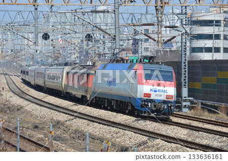 KORAIL Mugunghwa train running 133636161