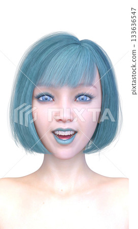 Close-up of a woman's face Close-up of a woman's face 133636547