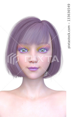 Close-up of a woman's face Close-up of a woman's face 133636549