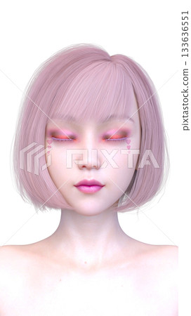 Close-up of a woman's face Close-up of a woman's face 133636551