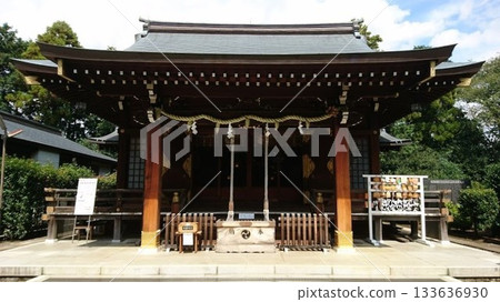 Hikawa Hachiman Shrine, located in Shimo-Nikura, Wako City 133636930