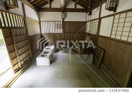 Obi Castle, Matsuo no Maru Palace, Kitchen, Nichinan City, Miyazaki Prefecture 133637068