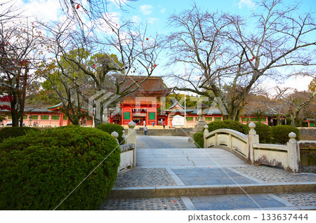 富士宮市富士山本宮淺間大社塔門、鏡池和環橋 富士宮市富士山本宮淺間大社塔門、鏡池和環橋 133637444