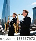 Musicians on the roof 133637972