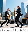 Musicians on the roof 133637973