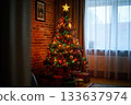 Christmas atmosphere in the house 133637974