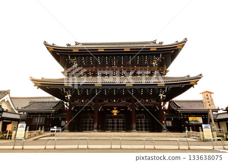 Higashi Honganji Temple, Goei-do Gate (Important Cultural Property), Kyoto Prefecture, Tokoha-cho, Shimogyo Ward, Kyoto City, February 2022 133638075