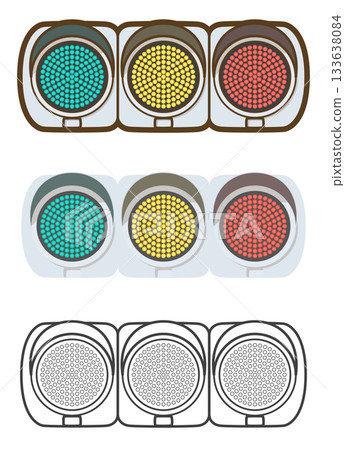 LED交通信號燈（全亮） 133638084