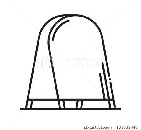 Exhibition promo easel stand display line icon or label. Trade show advertising banner thin line pictogram, promo easel stand outline vector icon. Exhibition outdoor display linear sign or symbol Exhibition promo easel stand display line icon or label. Trade show advertising banner thin line pictogram, promo easel stand outline vector icon. Exhibition outdoor display linear sign or symbol 133638446
