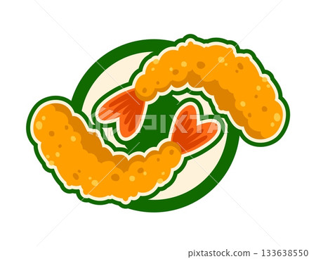 Fast food fried shrimps vintage Y2K sticker or tag. Takeout restaurant Y2K vector patch, street food menu retro groovy sticker. Takeaway cafe hippie label or tag with seafood barbeque grill meal Fast food fried shrimps vintage Y2K sticker or tag. Takeout restaurant Y2K vector patch, street food menu retro groovy sticker. Takeaway cafe hippie label or tag with seafood barbeque grill meal 133638550