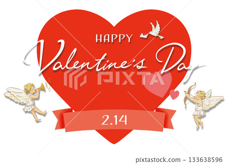 Valentine's Day Cupids 133638596