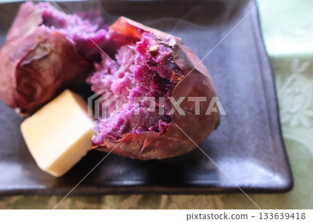 可口白薯用紫色土豆 可口白薯用紫色土豆 133639418