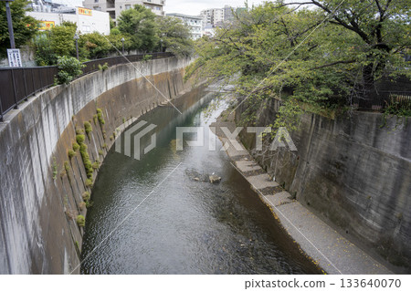 Scenery of the Shakujii River near Oji in Kita Ward, Tokyo Scenery of the Shakujii River near Oji in Kita Ward, Tokyo 133640070