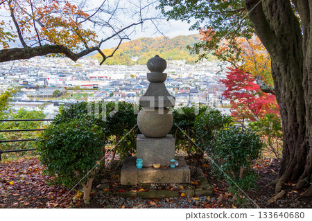 Stone tower on the summit of Mt. Mimuro, Nara Prefecture 133640680