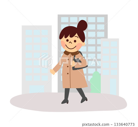 女人走路 133640773